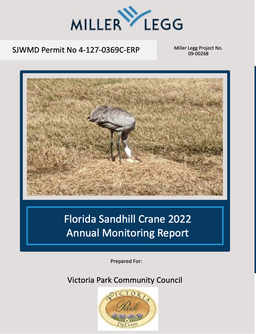 2022 Sandhill Crane Monitoring Report